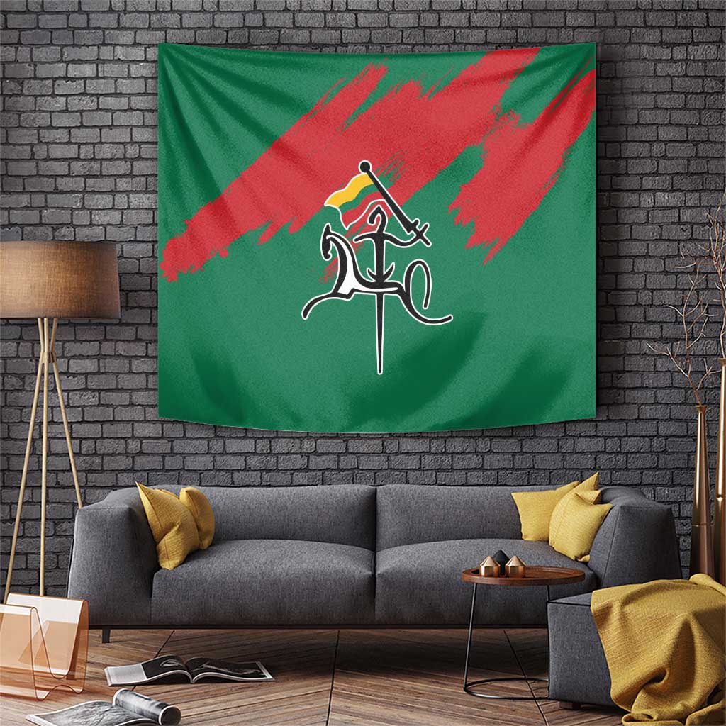 Lithuania Emblem Tapestry National Symbol with Traditional Patterns