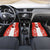 Canada Bear Car Mats with Maple Leaf and Rocky Mountain Design