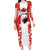 Canada Bear Family Matching Long Sleeve Bodycon Dress and Hawaiian Shirt with Maple Leaf and Rocky Mountain Design