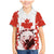 Canada Bear Family Matching Mermaid Dress and Hawaiian Shirt with Maple Leaf and Rocky Mountain Design