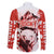 Canada Bear Family Matching Short Sleeve Bodycon Dress and Hawaiian Shirt with Maple Leaf and Rocky Mountain Design