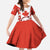 Canada Bear Family Matching Tank Maxi Dress and Hawaiian Shirt with Maple Leaf and Rocky Mountain Design