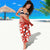 Canada Bear Sarong with Maple Leaf and Rocky Mountain Design