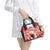 Canada Bear Shoulder Handbag with Maple Leaf and Rocky Mountain Design