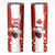 Canada Bear Skinny Tumbler with Maple Leaf and Rocky Mountain Design