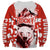 Canada Bear Sweatshirt with Maple Leaf and Rocky Mountain Design