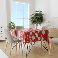 Canada Bear Tablecloth with Maple Leaf and Rocky Mountain Design