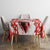 Canada Bear Tablecloth with Maple Leaf and Rocky Mountain Design