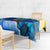 Trident Emblem Ukraine Tablecloth with Blue Sunflowers and Flag Colors Design