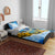 Ukraine Archangel Michael Bedding Set with Trident Emblem and Sunflowers Design