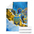 Ukraine Archangel Michael Blanket with Trident Emblem and Sunflowers Design