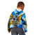 Ukraine Archangel Michael Kid Hoodie with Trident Emblem and Sunflowers Design