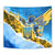 Ukraine Archangel Michael Tapestry with Trident Emblem and Sunflowers Design