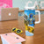 Ukraine Archangel Michael Tumbler With Handle with Trident Emblem and Sunflowers Design