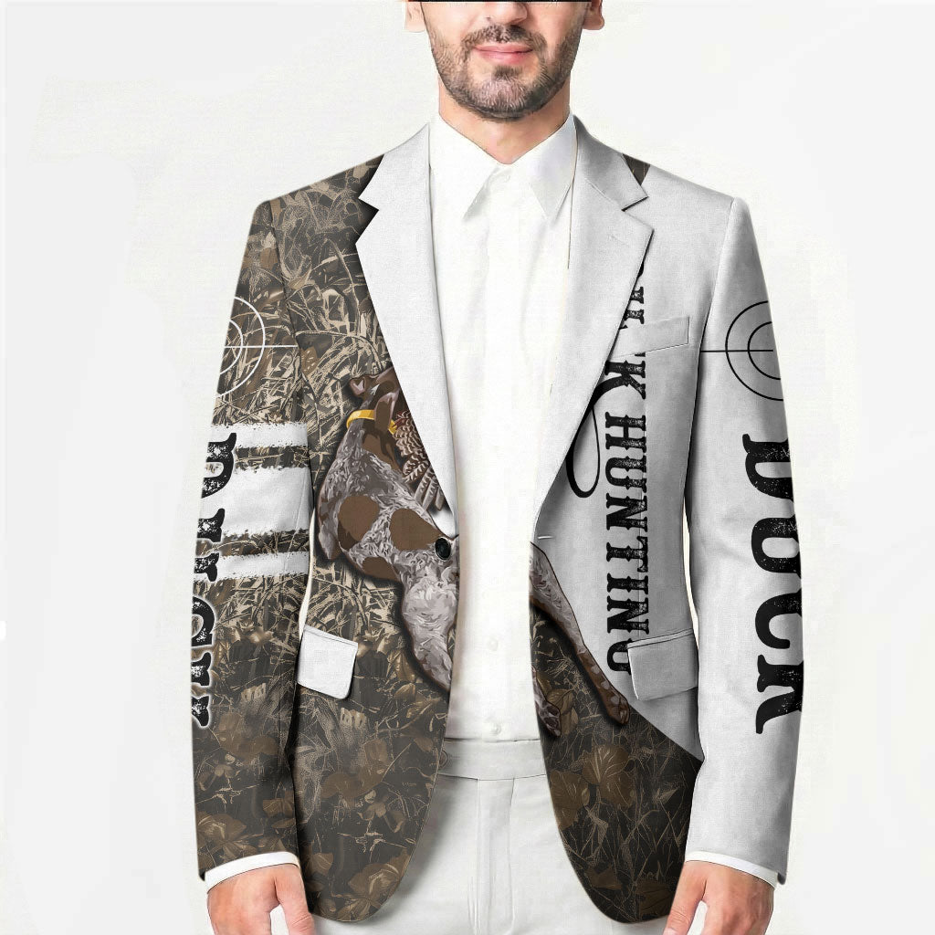 Duck Hunting Retriever Blazer Mallard Shotgun Hunt with Camouflage Marsh Dog Artwork