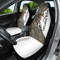 Duck Hunting Retriever Car Seat Cover Mallard Shotgun Hunt with Camouflage Marsh Dog Artwork