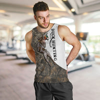Duck Hunting Retriever Men Tank Top Mallard Shotgun Hunt with Camouflage Marsh Dog Artwork