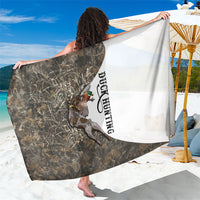 Duck Hunting Retriever Sarong Mallard Shotgun Hunt with Camouflage Marsh Dog Artwork