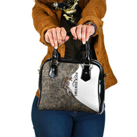 Duck Hunting Retriever Shoulder Handbag Mallard Shotgun Hunt with Camouflage Marsh Dog Artwork