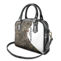 Duck Hunting Retriever Shoulder Handbag Mallard Shotgun Hunt with Camouflage Marsh Dog Artwork