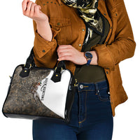 Duck Hunting Retriever Shoulder Handbag Mallard Shotgun Hunt with Camouflage Marsh Dog Artwork