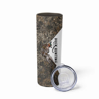 Duck Hunting Retriever Skinny Tumbler Mallard Shotgun Hunt with Camouflage Marsh Dog Artwork