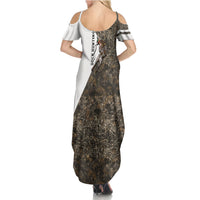 Duck Hunting Retriever Summer Maxi Dress Mallard Shotgun Hunt with Camouflage Marsh Dog Artwork