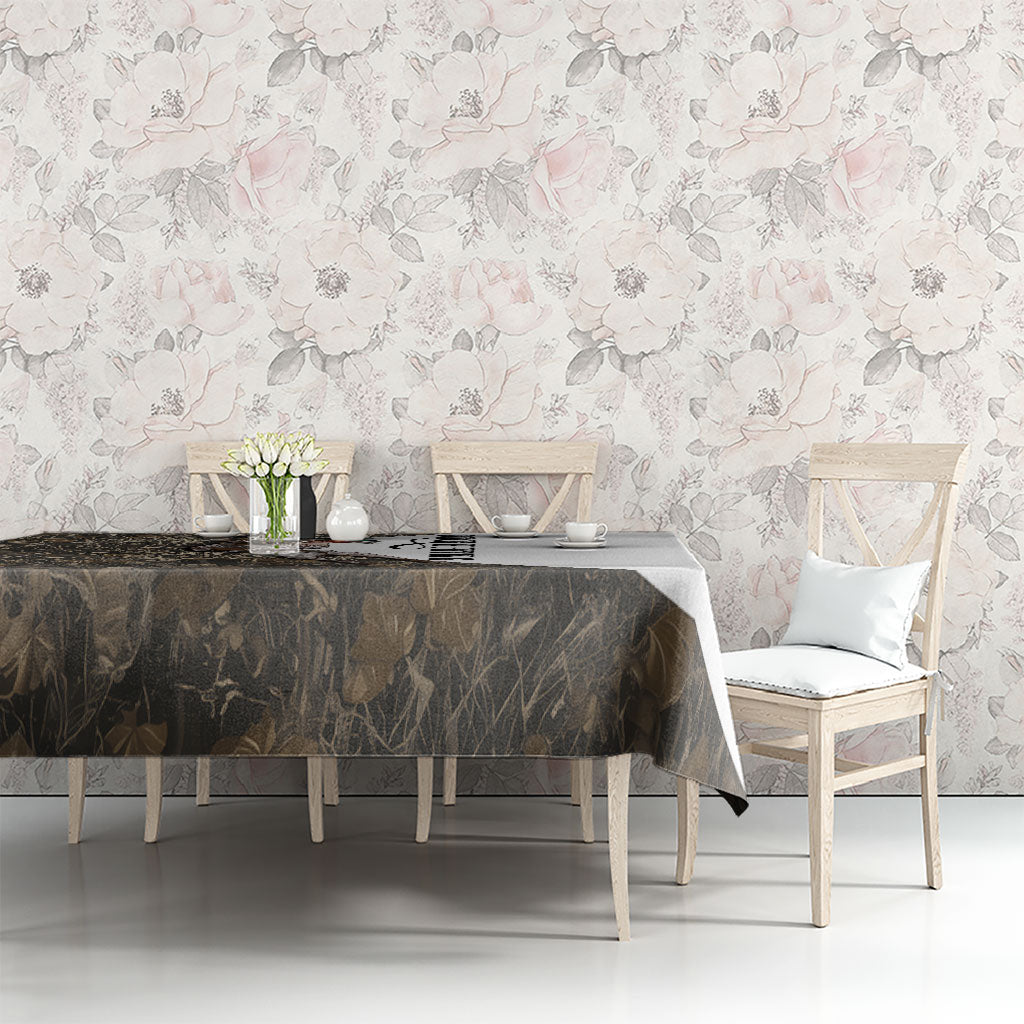 Duck Hunting Retriever Tablecloth Mallard Shotgun Hunt with Camouflage Marsh Dog Artwork