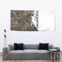 Duck Hunting Retriever Tapestry Mallard Shotgun Hunt with Camouflage Marsh Dog Artwork