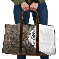 Duck Hunting Retriever Travel Bag Mallard Shotgun Hunt with Camouflage Marsh Dog Artwork