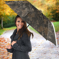 Duck Hunting Retriever Umbrella Mallard Shotgun Hunt with Camouflage Marsh Dog Artwork