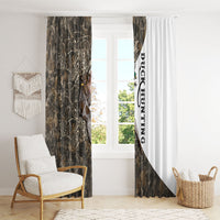 Duck Hunting Retriever Window Curtain Mallard Shotgun Hunt with Camouflage Marsh Dog Artwork