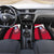 Greenland Car Mats with Polar Bear Emblem and Land of Ice Heart of Fire Text Design