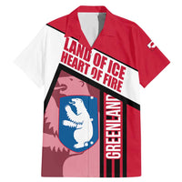 Greenland Family Matching Mermaid Dress and Hawaiian Shirt with Polar Bear Emblem and Land of Ice Heart of Fire Text Design