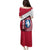 Greenland Family Matching Puletasi and Hawaiian Shirt with Polar Bear Emblem and Land of Ice Heart of Fire Text Design