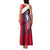 Greenland Family Matching Tank Maxi Dress and Hawaiian Shirt with Polar Bear Emblem and Land of Ice Heart of Fire Text Design