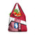 Greenland Grocery Bag with Polar Bear Emblem and Land of Ice Heart of Fire Text Design