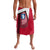 Greenland Lavalava with Polar Bear Emblem and Land of Ice Heart of Fire Text Design