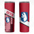 Greenland Skinny Tumbler with Polar Bear Emblem and Land of Ice Heart of Fire Text Design