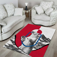 Greenland Pride Area Rug The Spirit of the Arctic Bear