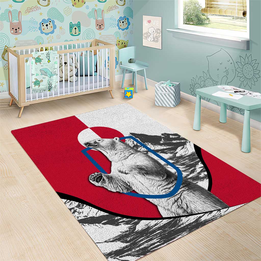 Greenland Pride Area Rug The Spirit of the Arctic Bear