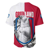 Greenland Pride Baseball Jersey The Spirit of the Arctic Bear