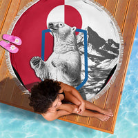 Greenland Pride Beach Blanket The Spirit of the Arctic Bear