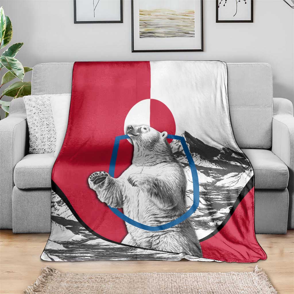 Greenland Pride Blanket The Spirit of the Arctic Bear
