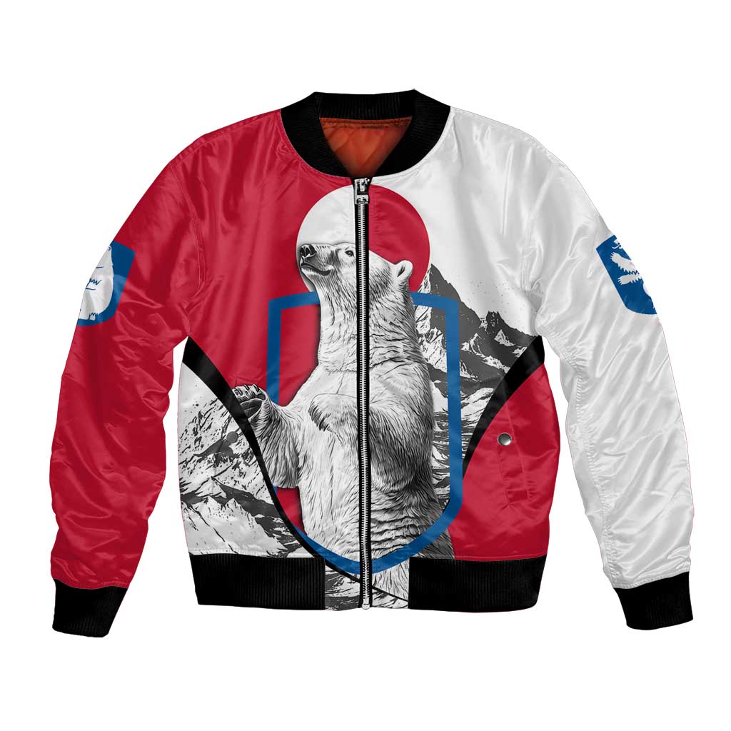Greenland Pride Bomber Jacket The Spirit of the Arctic Bear