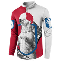 Greenland Pride Button Sweatshirt The Spirit of the Arctic Bear