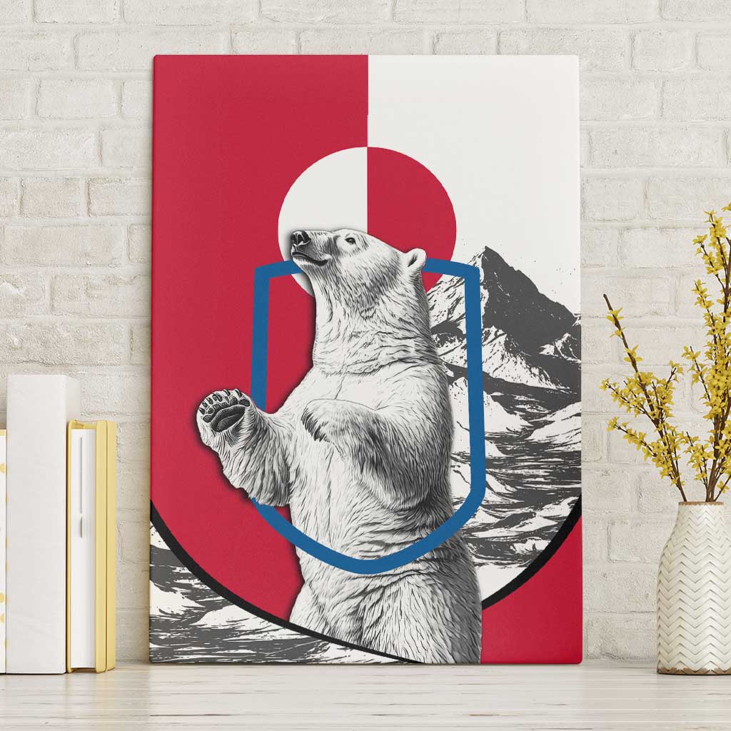 Greenland Pride Canvas Wall Art The Spirit of the Arctic Bear