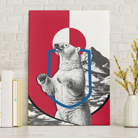 Greenland Pride Canvas Wall Art The Spirit of the Arctic Bear