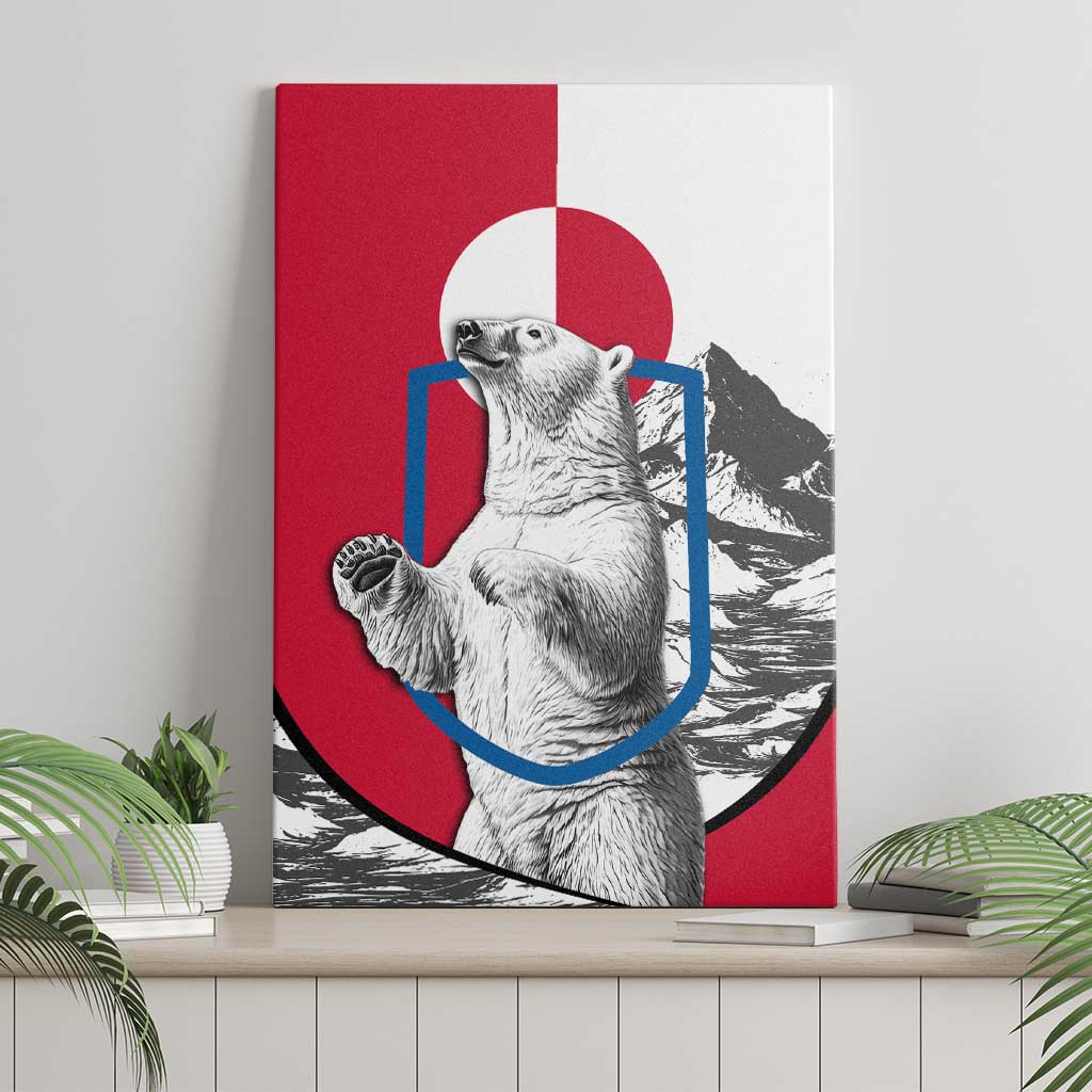 Greenland Pride Canvas Wall Art The Spirit of the Arctic Bear