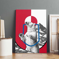 Greenland Pride Canvas Wall Art The Spirit of the Arctic Bear